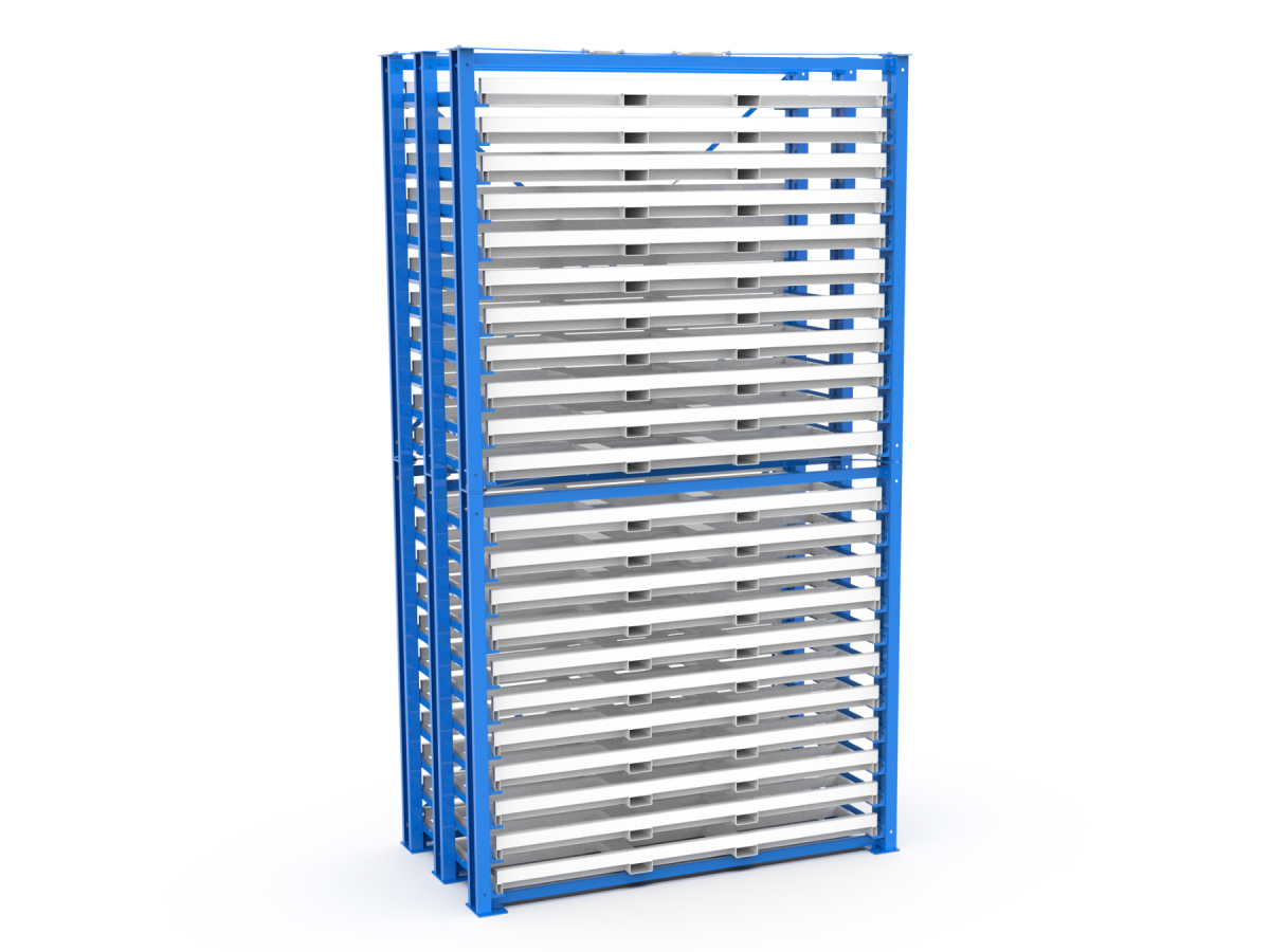 Cassette rack STACK | Manual Racks for Sheet Metal