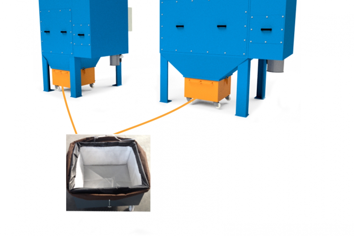 Cestello con sacco | Dust Collectors for Laser cutting