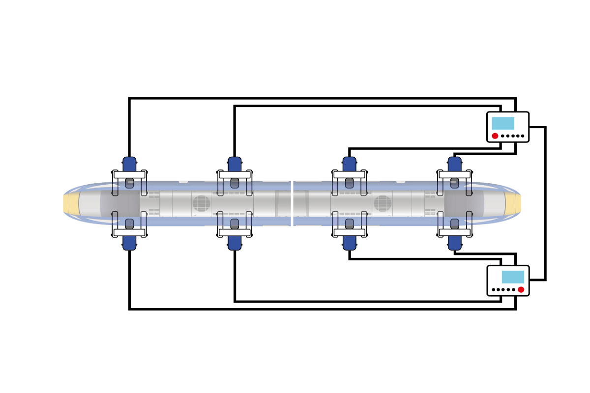 ESPANDIBILE  BIANCO | Sollevatori per Veicoli Ferroviari