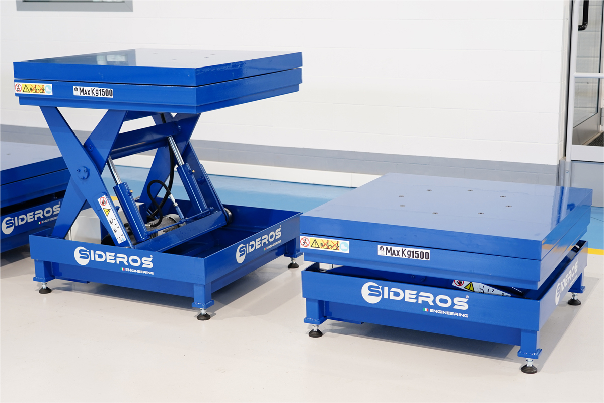 Piattaforma elevabile altezza regolabile | Plateformes de levage pour soudage