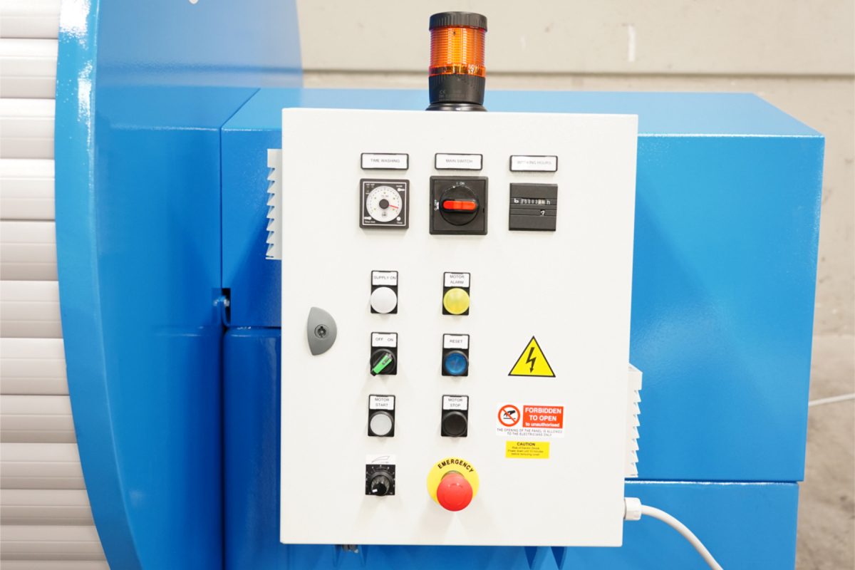 Rotoclean inverter regolazione velocita | Buratti di Sbavatura per Taglio Plasma e Laser