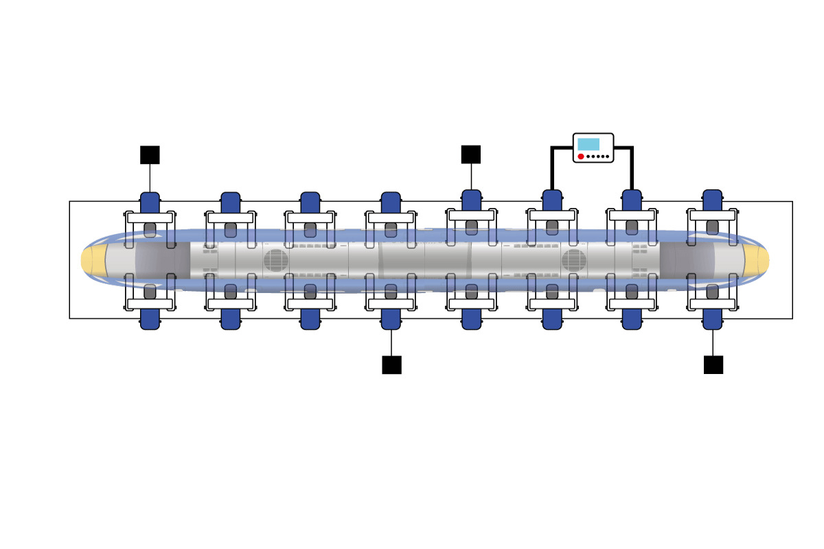 SERIALE BIANCO | Sollevatori per Veicoli Ferroviari