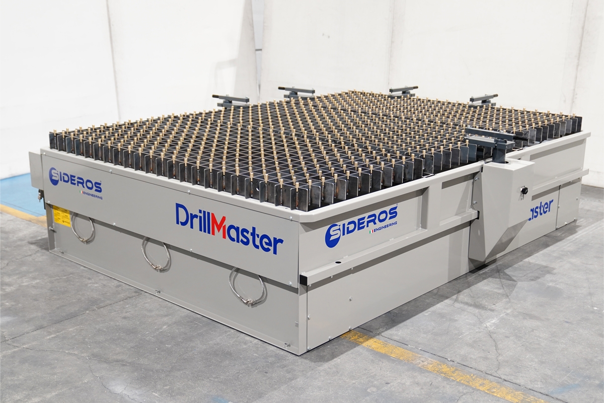 drillmaster struttura rinforzata | Reinforced Downdraft tables equipped with drilling machine