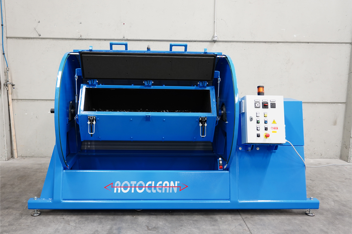 rotoclean evo design allungato | Buratti di Sbavatura per Taglio Plasma e Laser