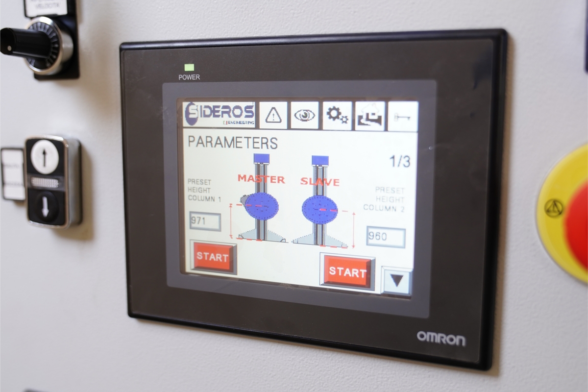 syncrolift touch screen | Cradle Positioners