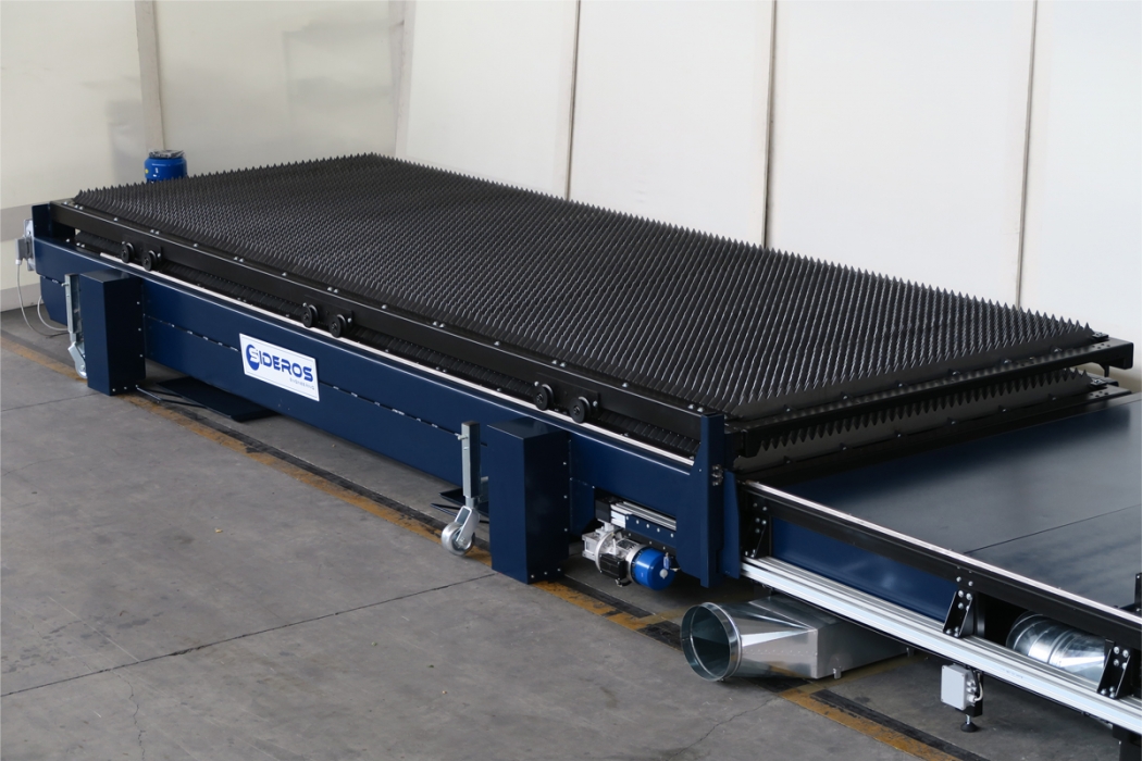 Cambiopallet a cilindri | Pallet Changers for Laser and Plasma Machines