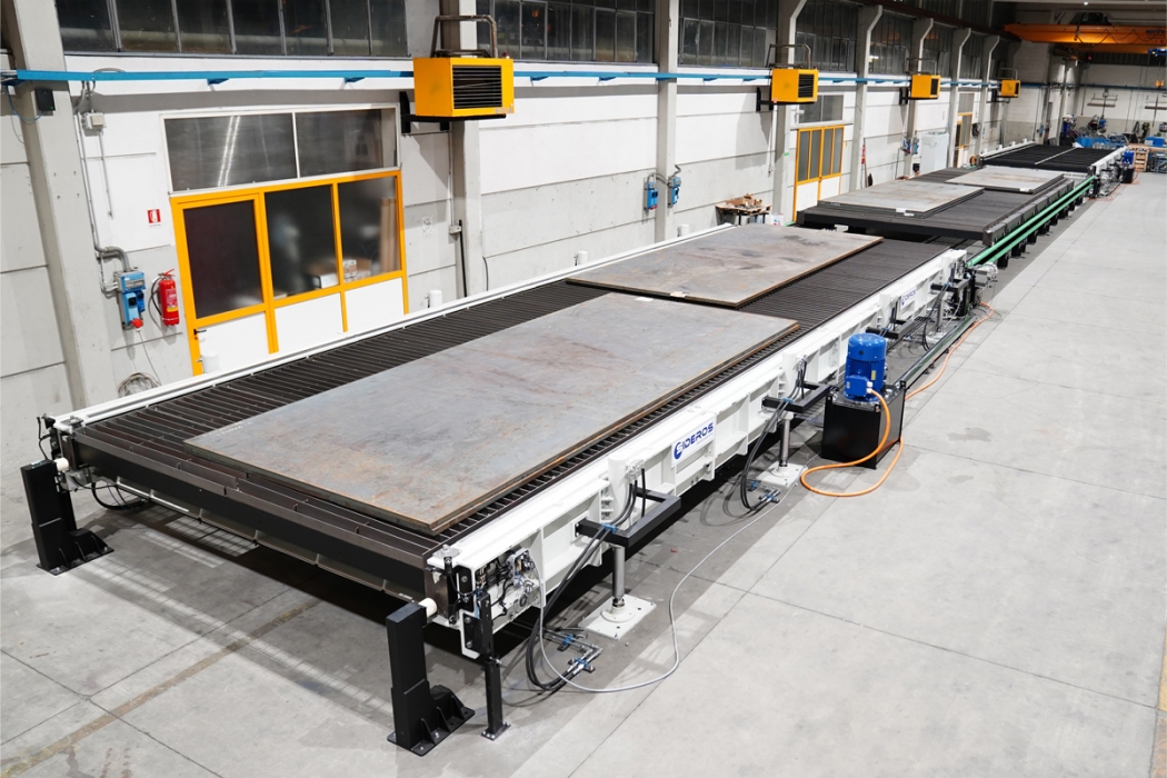 Cambiopallet doppia baia | Pallet Changers for Laser and Plasma Machines