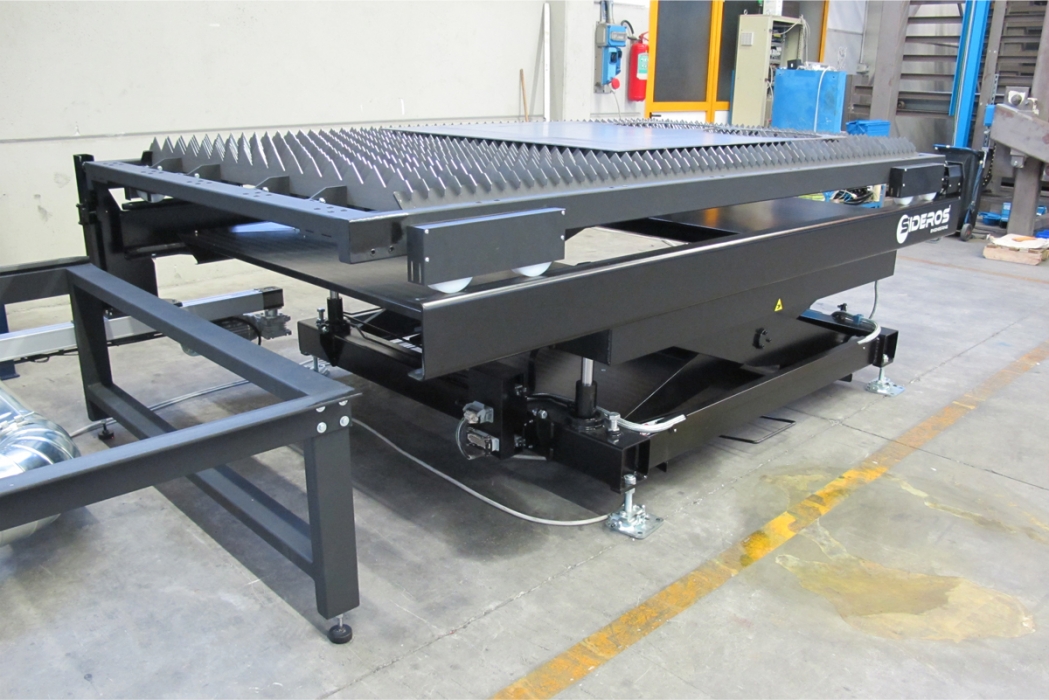 Cambiopallet pantografo | Pallet Changers for Laser and Plasma Machines