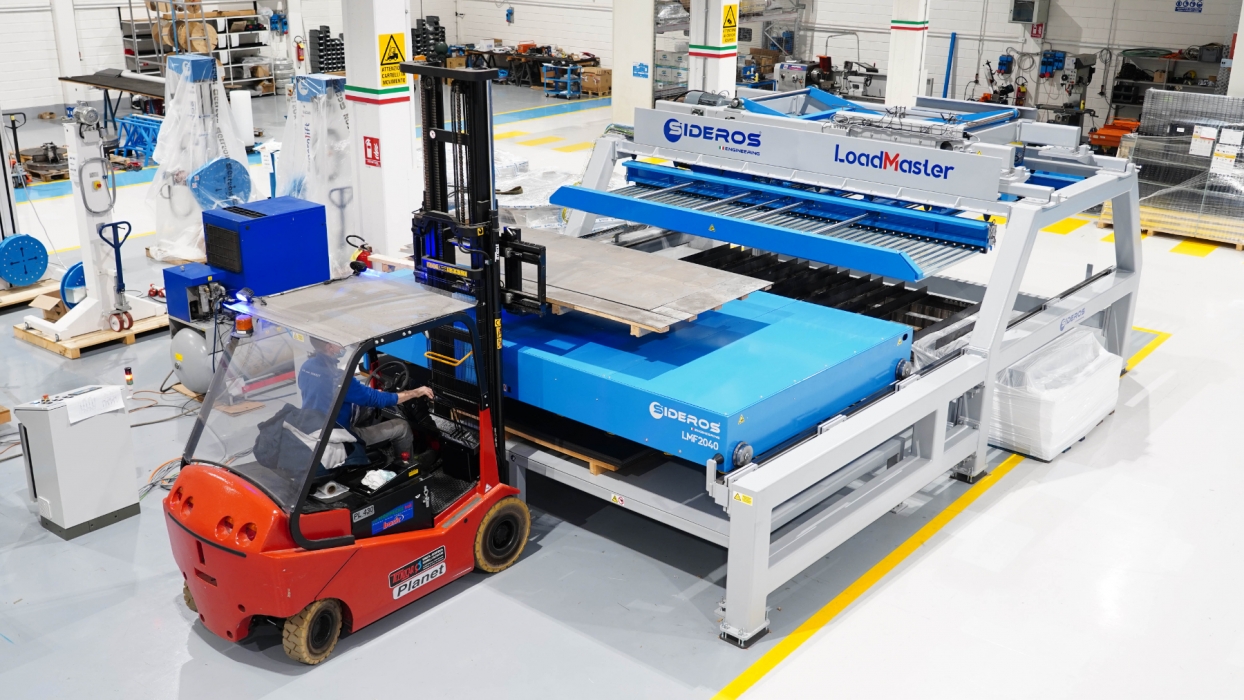 Carico Scarico lamiere barre | Automated Load and Unload System for Tubes and Bars
