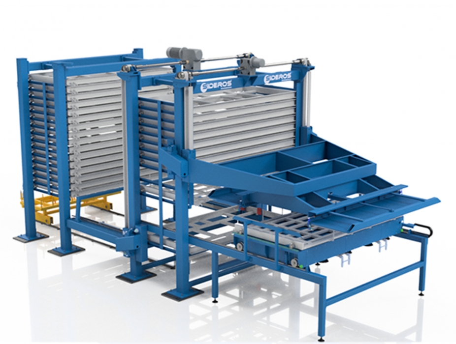 Loadmaster magazzino doppia torre | Automated Load and Unload System for sheet metal integrated with Storage Systems