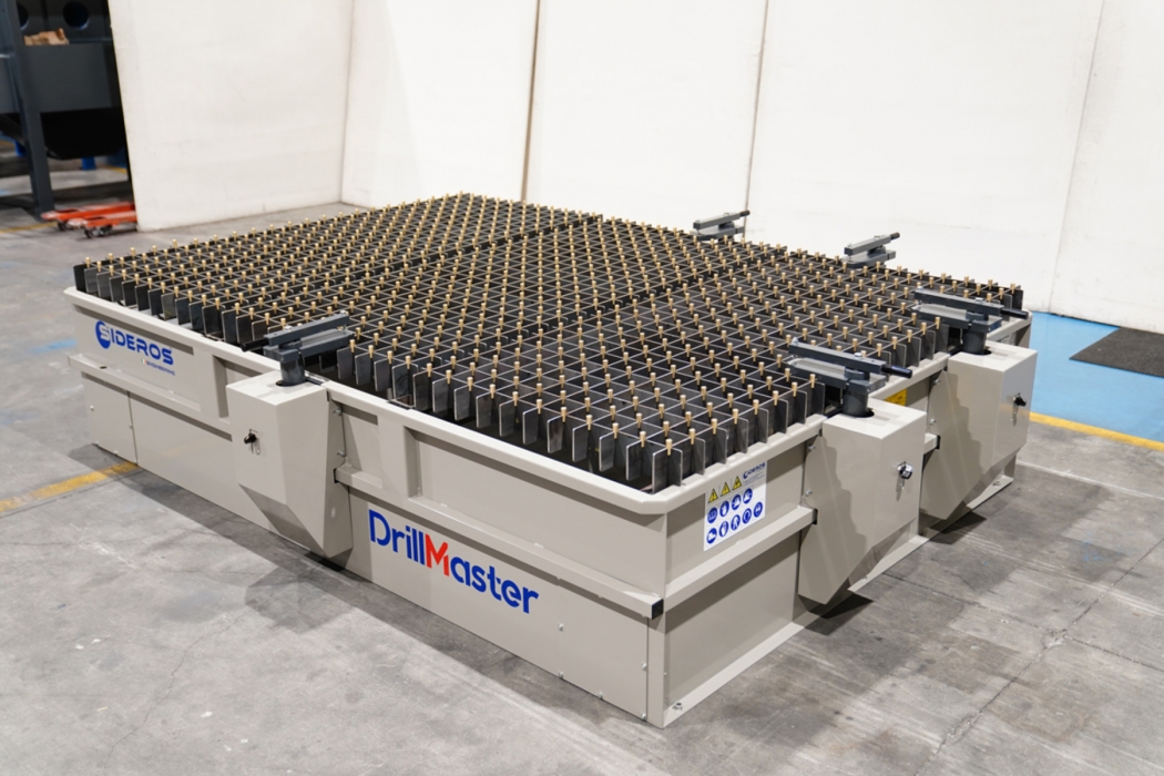 drillmaster 2000x3000 | Tables aspirantes pour machines de découpe Plasma ou Oxycoupage équipées avec perceuse
