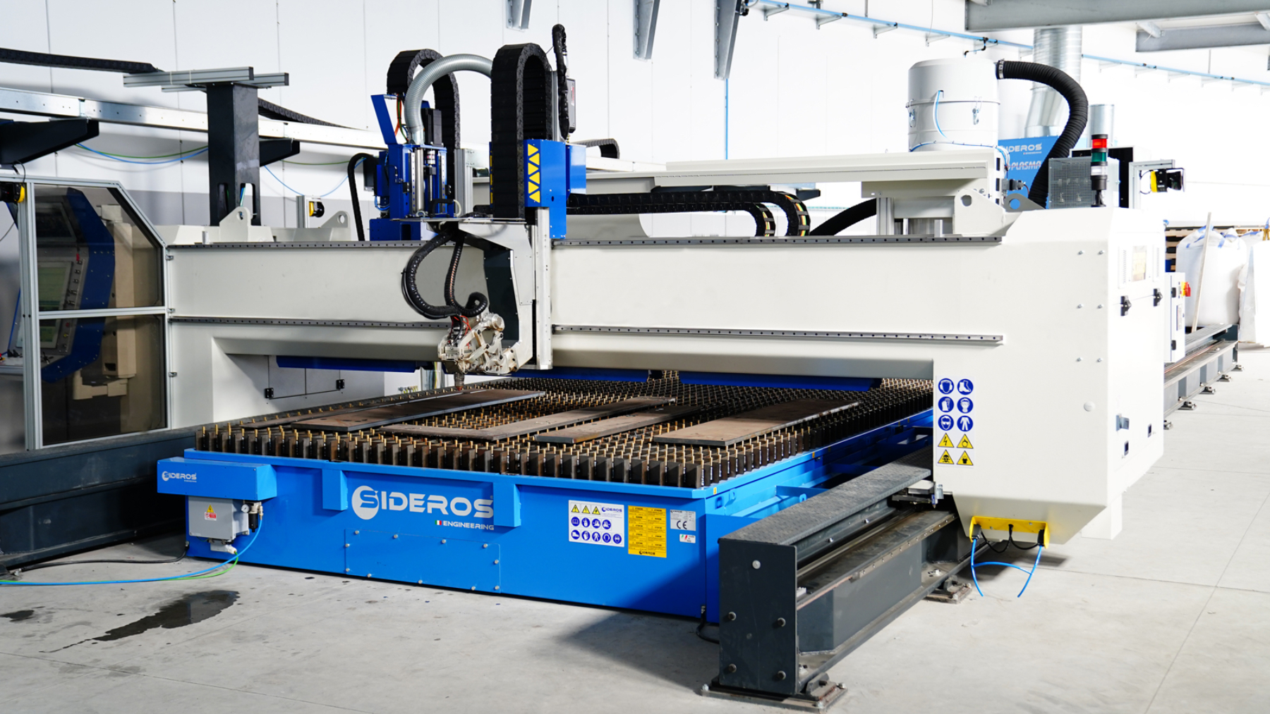 drillmaster taglio | Reinforced Downdraft tables equipped with drilling machine