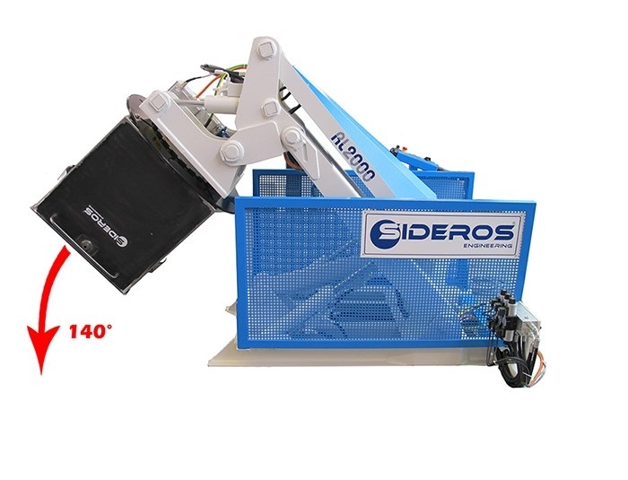 inclinazione fino a 140 inclinazione fino a 140 | Optional Rotolift