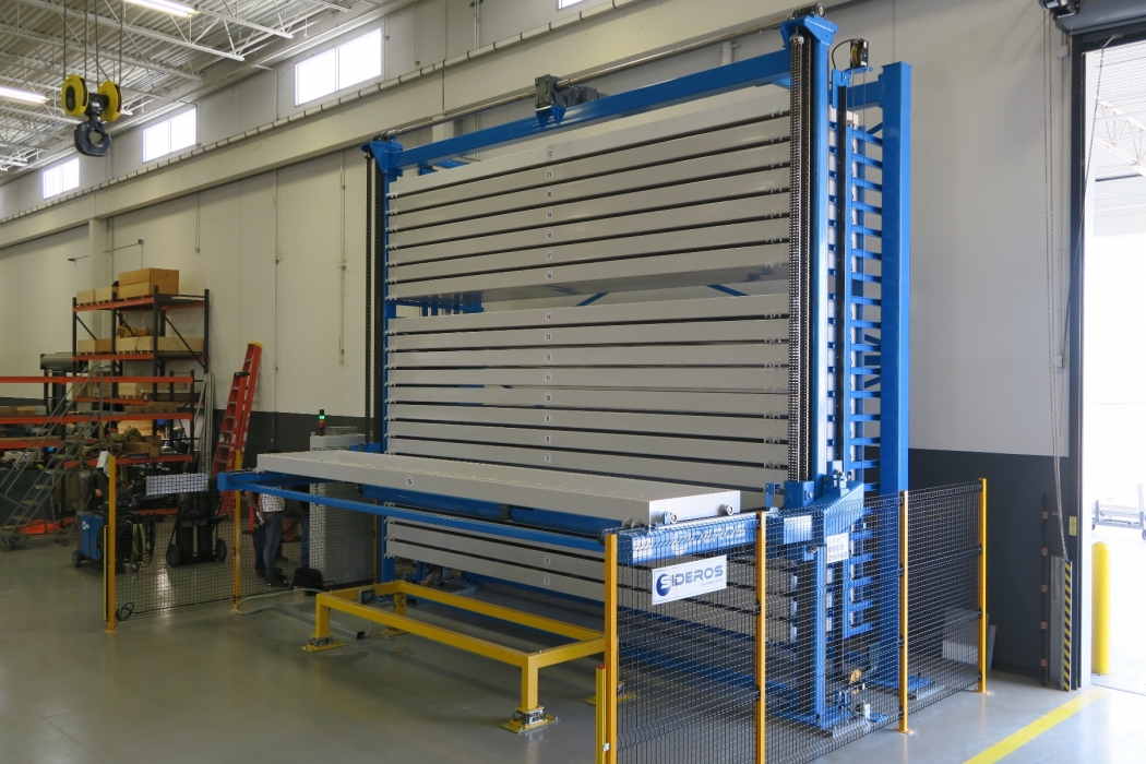 magazzino automatico per barre e tubi spaziomatic  sideros engineering | Tours de stockage automatiques pour barres et tubes
