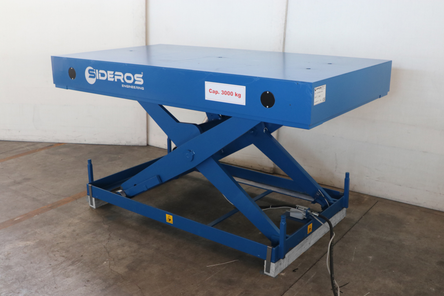 piattaforma elevabile fissa aperta | Scissor Lifting Tables